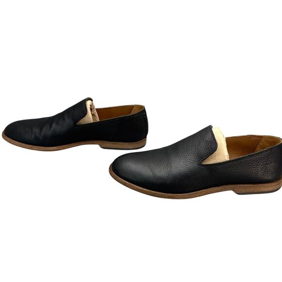 Frye Chris Venetian Black Oiled Vintage Leather Slip-On Loafers Men 9.5D main image 6